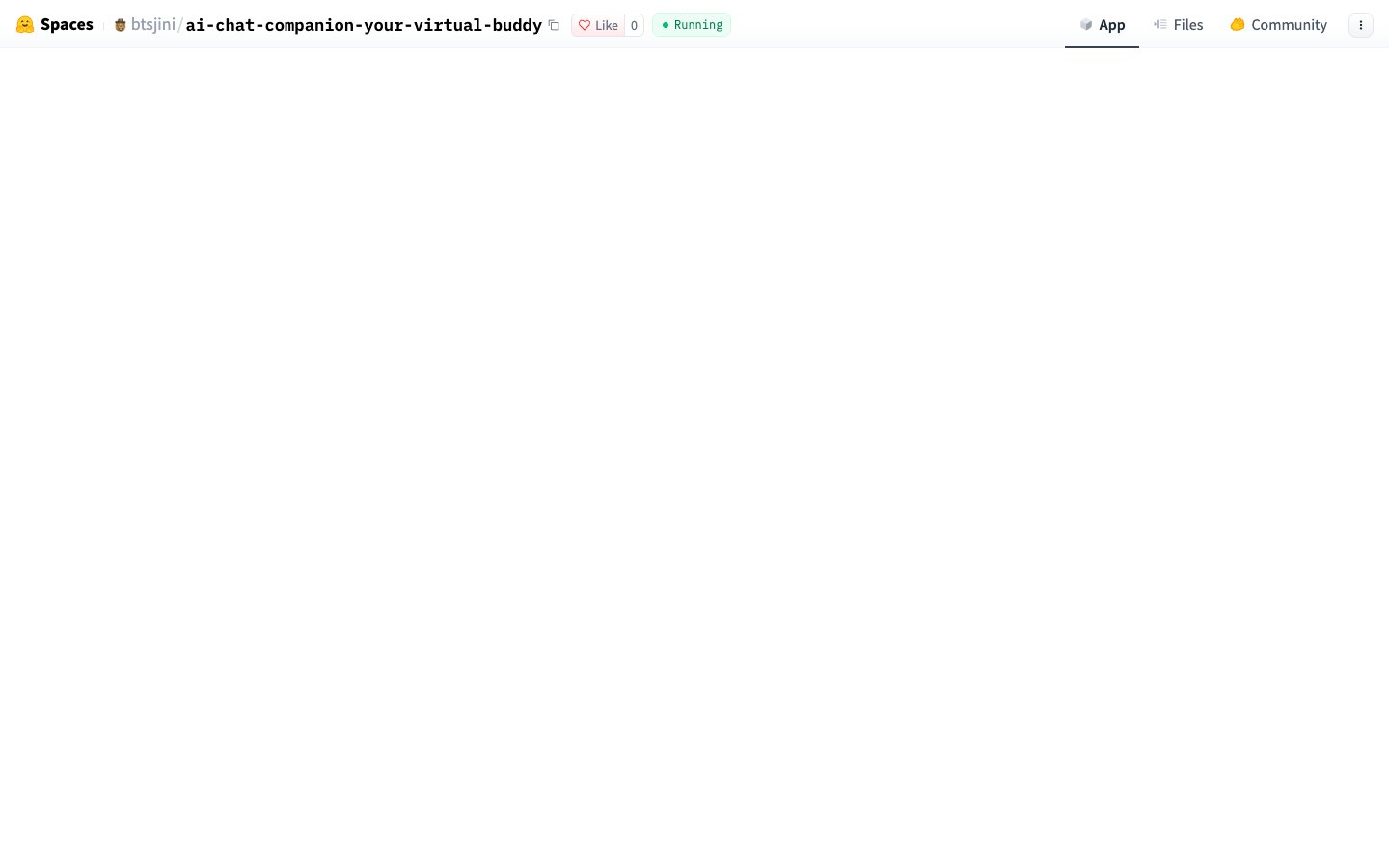 Página inicial do ai-chat-companion-your-virtual-buddy em 17/09/2026
