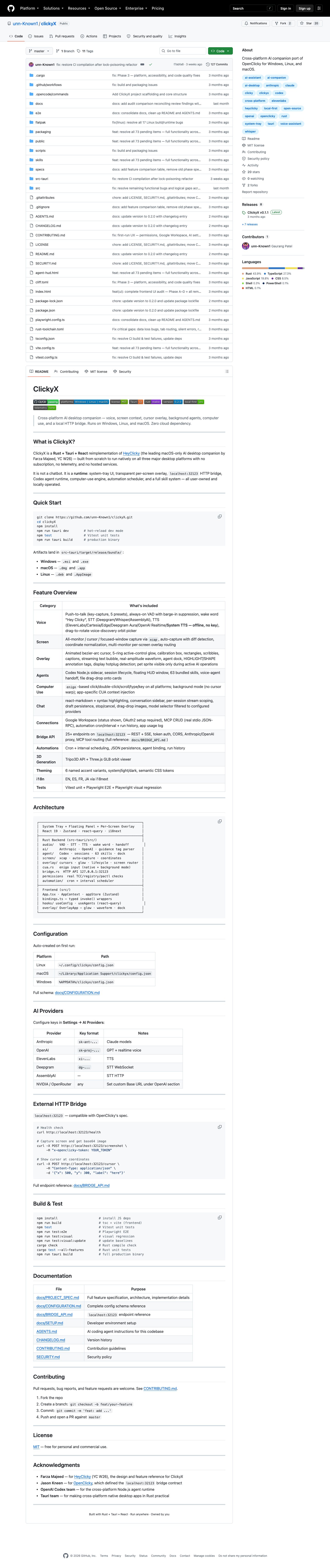 Página inicial do ClickyX em 14/09/2026