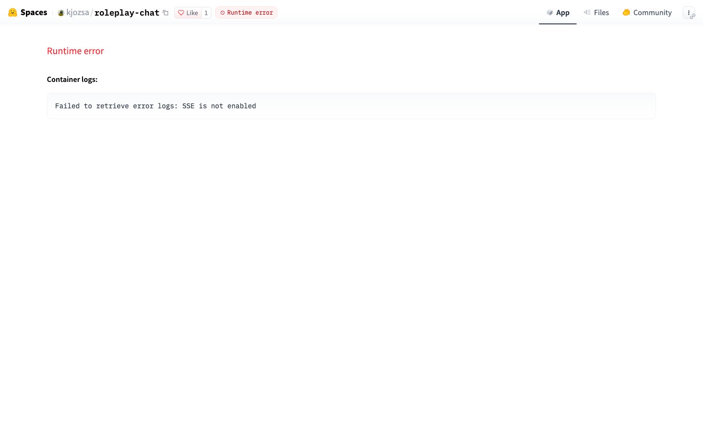 Página inicial do roleplay-chat em 17/09/2026
