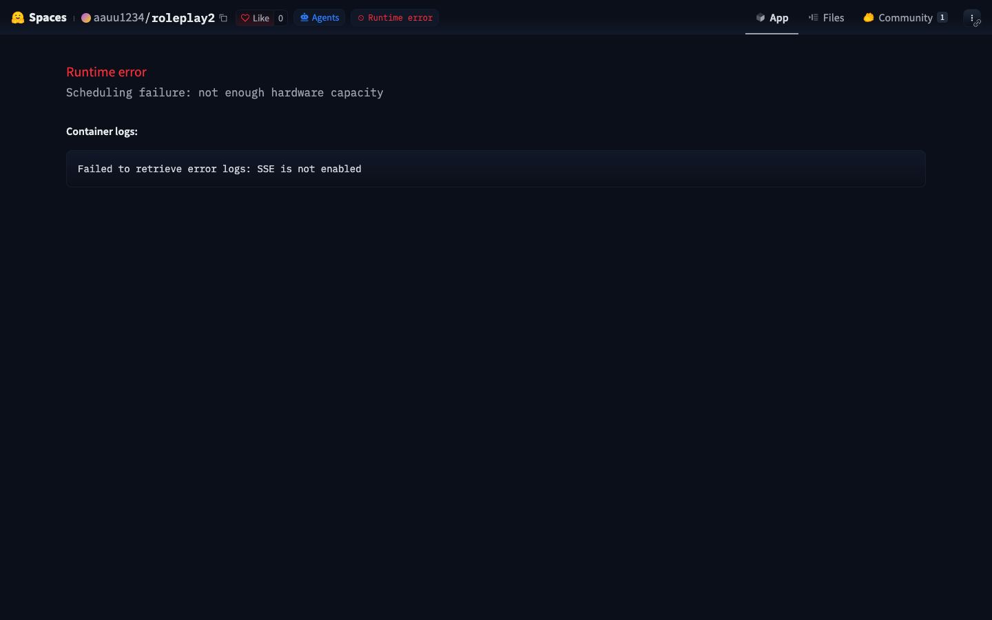 Página inicial do Roleplay Chatbot em 17/09/2026
